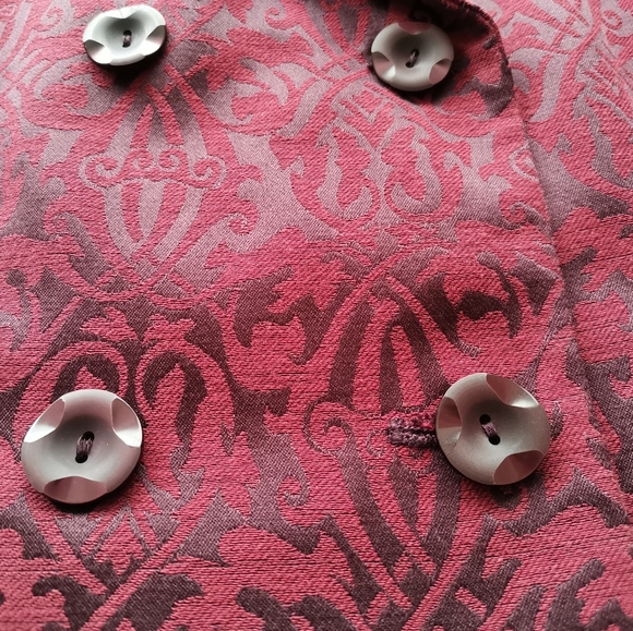 Vintage Axcess Raspberry Velvet Jacket - Picture 6 of 7